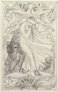 Disegno preparatorio per un calendario, c.1890 da Walter Crane